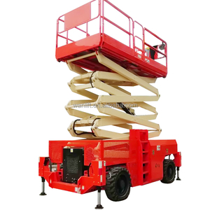 Wanlift Factory New All Rough Terrain 4X4 Electric Kubota <strong>Engine</strong> Steel Aerial Crawler Scissor <strong>Lift</strong> Platform 2000KG Lifting - Product Image 6