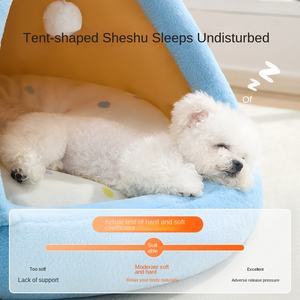 Universelle umwelt freundliche Solid Teddy Bitter Panda Hund schlafen geschlossenes Zelt Winter Warm <span class=keywords><strong>Pet</strong></span> Kennel - Product Image 2