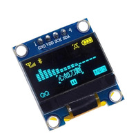 Módulo de Pantalla LCD PMOLED de 0.96 Pulgadas 128x64 con Interfaz IIC, Programa STM32/51, Marca Primitive de 4 Pines