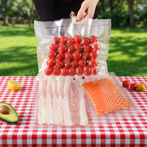 Sacs d'emballage alimentaire sous vide en plastique transparent thermosoudé, à faible MOQ, pour viande fraîche, vente directe d'usine - Product Image 2