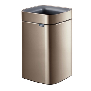 Metal Room Trash Can Waste Bag Holder Dust Bin Rubbish Bin