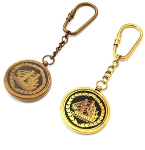 Solid Brass Fish Belt Hook Keychain | Vintage Retro <b>Key</b> <b>Ring</b> Wallet Clip | Heavy Duty Brass Fob Clip for <b>Keys</b>, Belt <b>Loop</b> & EDC - Product Image 1