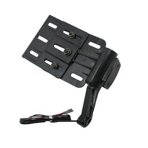 Soporte de matrícula de montaje <span class=keywords><strong>lateral</strong></span> LED para motocicleta, telescópico plegable para Harley Sportster XL 883 1200 2004-2016 - Product Image 4