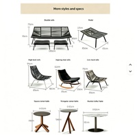 Fauteuils à bascule d'extérieur, mobilier de patio, chaises longues et ensembles, chaise longue de piscine