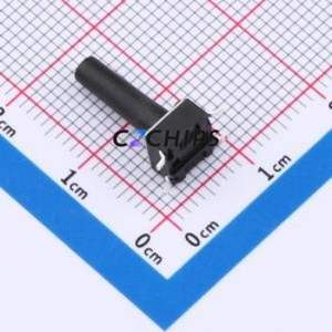 TS-1102S-C-V-B Tactile Switch SMD-4P,6x6mm Switch Single Pole Single Throw Round Button 2.6N Vertical Mount - Product Image 2