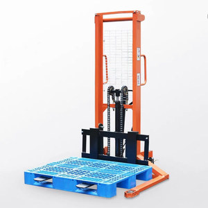 Mencapai 3ton kapasitas beban tangan <span class=keywords><strong>stacker</strong></span> <span class=keywords><strong>manual</strong></span> palet muat sendiri truk lift <span class=keywords><strong>stacker</strong></span> reclaimer - Product Image 2