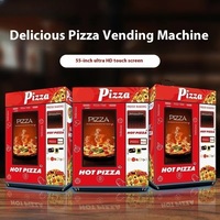 Machine automatique à pizza pour restaurant Street Business 24H Refrigeration Accepte les pièces de carte de crédit pour les centres commerciaux