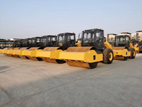 Compacteur vibrant à tambour unique de 11 tonnes, modèle 6611E, le plus vendu, avec deux options d'amplitude pour la construction routière et les travaux de terrassement