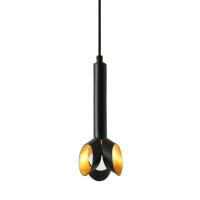 Lámpara Colgante de Techo Alta de Diseño Nórdico Moderno y Lujoso, Minimalista, de Cobre y Latón, con Anillo LED, para Cocina, Modelo XZ