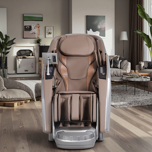Fauteuil de luxe à commande vocale en cuir PU 4D avec fonction zéro gravité et masseur pour les pieds, les jambes et le dos A668S-2, SL-A668S-2 Mas - Product Image 1