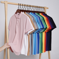 Kaos Polo Golf Bordir Logo Custom Pria Lengan Pendek Berkualitas Tinggi Seragam Polo Kerja Perusahaan untuk Pria