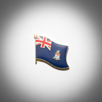 GREPAS GIFTS Épinglette drapeau des Îles Cayman de 1 pouce, épinglette patriotique mondiale pour chapeau