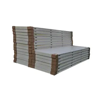 高品质铝表面金属聚氨酯隔热屋顶140毫米夹芯板冷室板聚氨酯夹芯板