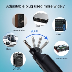 <span class=keywords><strong>Micrófono</strong></span> <span class=keywords><strong>Inalámbrico</strong></span> Universal Uno-a-Dos Segmento U FM 40Hz-20KHz Audio para Interiores y Exteriores Escenario en Vivo Portátil Recargable -01 - Product Image 3