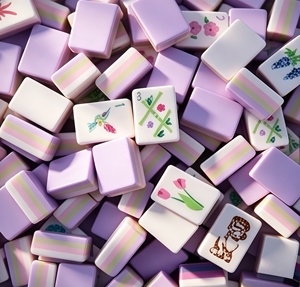 Tuiles de Mahjong Américain <span class=keywords><strong>3D</strong></span> en Relief de Luxe, 160 Pièces, Ensemble Personnalisé en Acrylique Étanche pour Piscine, Plage, Terrasse, Voyage - Product Image 6