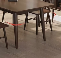 Chaises de salle à manger rectangulaires en chêne massif - Design moderne, durable et écologique pour la salle à manger, meubles de maison