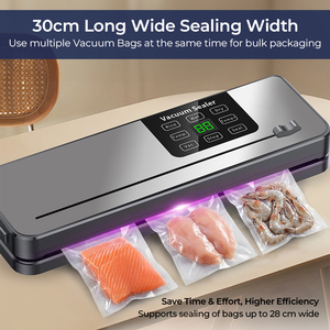 75kPa 120W 30cm Seal 4L/min Touch Screen Multi-Bag Sealing Bag Cutter Wet Dry Household Food Vacuum Sealer Machine - Product Image 4