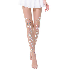 <span class=keywords><strong>Collant</strong></span> Ultra-Sottili <span class=keywords><strong>con</strong></span> Stampa Glitterata Effetto Sirena, Calze Scintillanti <span class=keywords><strong>con</strong></span> Paillettes per Donne - Product Image 2