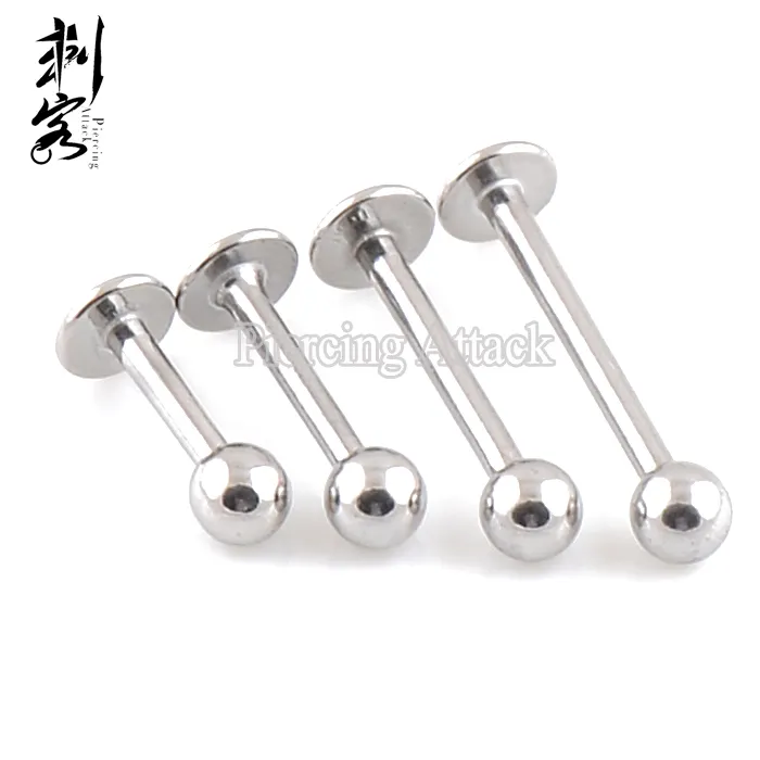 Surgical Steel Lip Piercing Labret Ring Body Piercing Jewelry