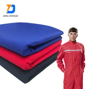 Jinda TC Polyester Cotton Workwear Uniform drill 200 GSM solid colors twill fabric