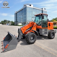 Chargeur télescopique FULCORE avec bras télescopique et manutention stable pour travaux agricoles, chargeur diesel, livraison gratuite