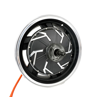 Moyeu de roue de frein à disque de 16 pouces 22H 500W 48V-60V moto électrique à deux roues DC moteur à aimant permanent sans balais étanche