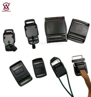 Sac Clip Curseur En Plastique 20mm 25mm Connecteur Magnétique Attache Sangle Boucle Ceinture En Plastique Camping Tactique Boucle