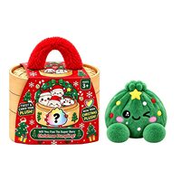 Nouvelles Peluches Anti-Stress en Forme de Boulettes avec Cuiseur Vapeur, Jouets Sensoriels en Peluche Douce pour Enfants, Jouets Fidget en Peluche, Cadeau de Noël