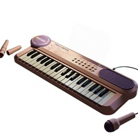 37-Key Multifunctional Electronic Keyboard Mini Piano Musical Toy Instrument for Kids Beginner-Friendly Home Practice