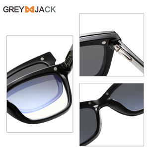 Lunettes de soleil magnétiques Greyjack pour femmes, monture TR90, verres TAC polarisés, protection contre la lumière bleue, protection UV 100%, anti-éblouissement - Product Image 5