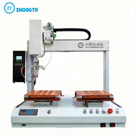 Robot Solder Otomatis 4 Axis ZT-HXJ441-R XYZ untuk Modul PV, Mesin Solder Robotik Sel Surya, Peralatan Pengelasan PCB Industri