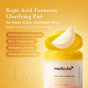 Medicube Toner Pads Acid Turmeric Clarifying Toner Pad pour les soins apaisants de la peau à problèmes au curcuma – Soin coréen pour la peau - Product Image 3