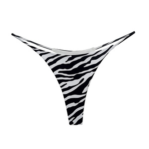 Sous-vêtements string sexy pour femmes, taille basse, respirant, bretelles extensibles, tanga uni, logo teint, style quotidien, 95% - Product Image 6