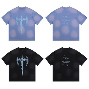 Men's Oversized Black Graphic T-<b>shirts</b> <b>Gothic</b> Streetwear Tees with Sword/Skull/Dragon Print Casual Y2K Dark Style Tops for Hip H - Product Image 6