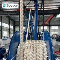 Cuerda de amarre marina de UHMWPE de trenza simple, 6mm/10mm/12 hebras/16mm, certificada ISO/BV/CCS, longitud personalizable, alta resistencia