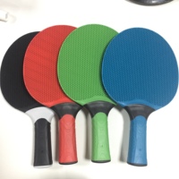 Raquette de Tennis de Table en Silicone professionnelle batte de Ping-Pong pagaie de Tennis de Table en plastique rakcet de tennis de table extérieur