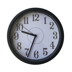 Home Office &amp; School Decor <strong>Clock</strong> Black Non-Ticking <strong>Wall</strong> <strong>Clock</strong> Silent Round Easy to Read <strong>Wall</strong> <strong>Clock</strong> - Product Image 1