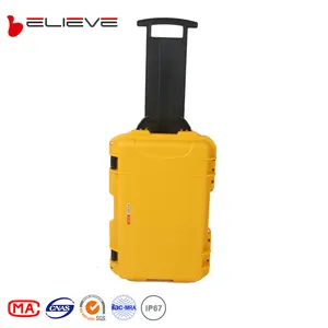 3500 Waterproof ip67 plastic hard gun case with foam custom packaging carry pp tool case