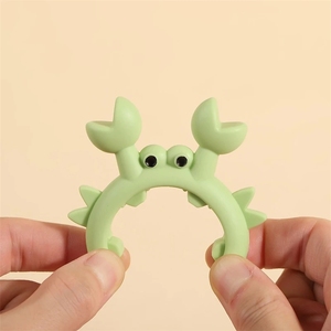 Cuchara de cangrejo pequeña ajustable, soportes para ollas, utensilios de cocina de silicona, Clip para olla de desbordamiento antiescaldado, espátula, cuchara, soportes para ollas - Product Image 3