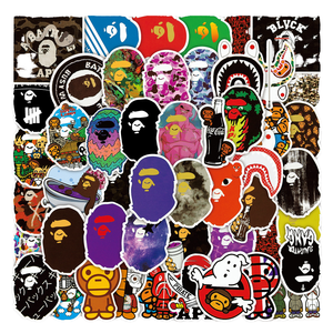 Custom Grappige Trendy Cartoon Gorilla Aap Gestanste Sticker Nieuw Ontwerp Pvc Vinyl Relatiegeschenken Minimum Bestelling 100 Stuks - Product Image 4