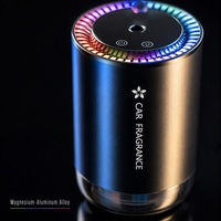 Diffuseur d'arômes pour voiture 50ml, nébuliseur USB Type-C, LED RGB, portable, pour porte-gobelet, désodorisant