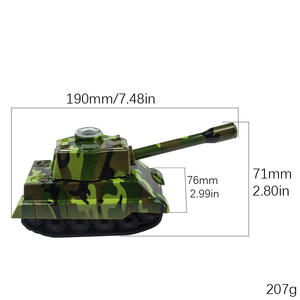 Nuevo Molinillo de Hierbas de Aleación de Zinc, Molinillo de Tabaco Creativo con Forma de Tanque, Molinillo de 4 Piezas para Tienda de Fumadores - Product Image 5