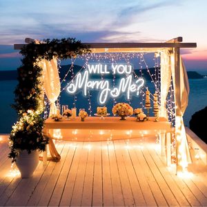 Insegna al Neon Personalizzabile in Acrilico 'Sposami' con LED a Risparmio Energetico per Proposte di San Valentino e Compleanni - Product Image 3