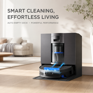 ECOVACS DEEBOT X11 OmniCyclone Robot Vacuum & <b>Mop</b>, 19500Pa Suction, OZMO Roller 2.0, PowerBoost 1000m², Bagless Station - Product Image 1