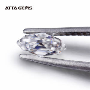 מפעל ישירות מחיר EF חסר צבע המרקיזה לחתוך סינטטי יהלומי Moissanite אבנים - Product Image 3