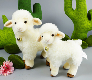 Özel ucuz peluş koyun oyuncak moda sevimli yumuşak doldurulmuş oyuncak kuzu peluş - Product Image 3