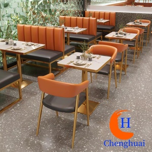 Meubles <span class=keywords><strong>de</strong></span> <span class=keywords><strong>restaurant</strong></span> <span class=keywords><strong>de</strong></span> luxe légers très demandés : <span class=keywords><strong>Table</strong></span> <span class=keywords><strong>et</strong></span> <span class=keywords><strong>chaise</strong></span> <span class=keywords><strong>de</strong></span> café en cuir, banquette <span class=keywords><strong>de</strong></span> <span class=keywords><strong>restaurant</strong></span> pour desserts - Product Image 1