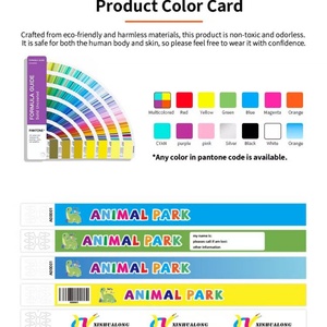 Bestom Customised Logo Promotional <b>Wrist</b> <b>Bands</b> One Time Use Fabric Bracelets with No MOQ Various Styles and Designs - Product Image 4