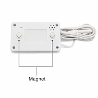 Thermomètre numérique pour réfrigérateur et congélateur avec alarme de température et enregistrement des valeurs maximales et minimales pour réfrigérateur et pièce