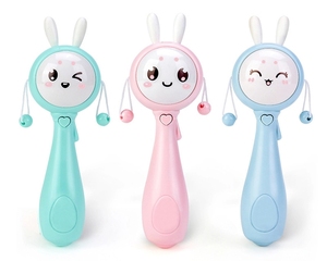 Juguete musical educativo para recién nacidos, móvil para cuna, campana para cama infantil, chupete para bebés, mordedor de conejo para bebés, sonajero - Product Image 2